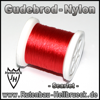 Gudebrod Bindegarn - Nylon - Farbe: Scarlet -A-